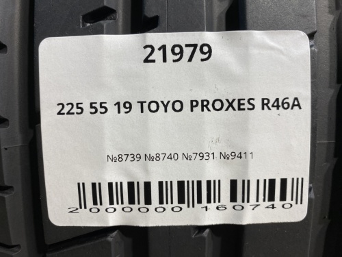 225 55 19 TOYO PROXES R46A