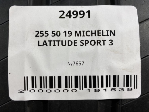 255 50 19 MICHELIN LATITUDE SPORT 3