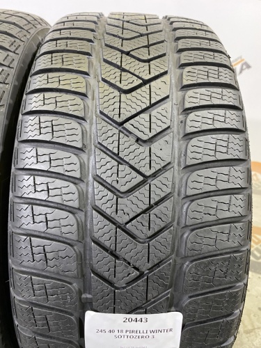 245 40 18 PIRELLI WINTER SOTTOZERO 3