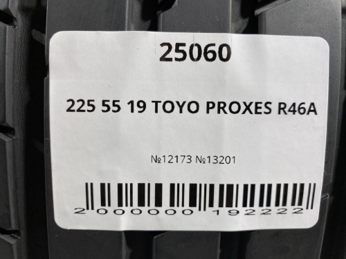225 55 19 TOYO PROXES R46A