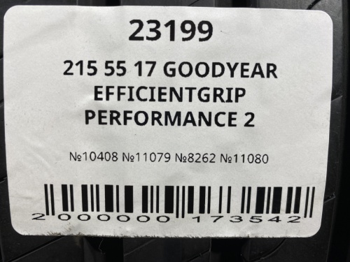215 55 17 GOODYEAR EFFICIENTGRIP PERFORMANCE 2