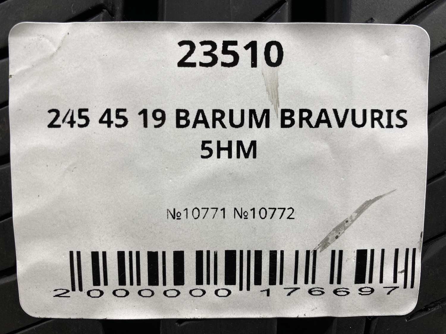 245 45 19 BARUM BRAVURIS 5HM