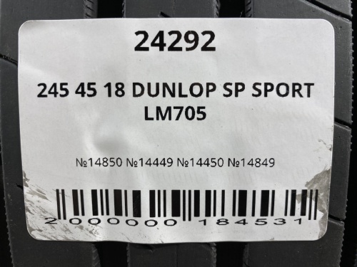 245 45 18 DUNLOP SP SPORT LM705