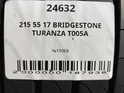 215 55 17 BRIDGESTONE TURANZA T005A