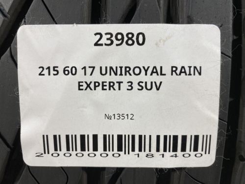 215 60 17 UNIROYAL RAIN EXPERT 3 SUV