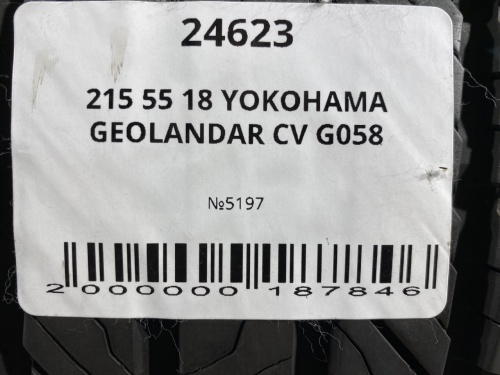 215 55 18 YOKOHAMA GEOLANDAR CV G058