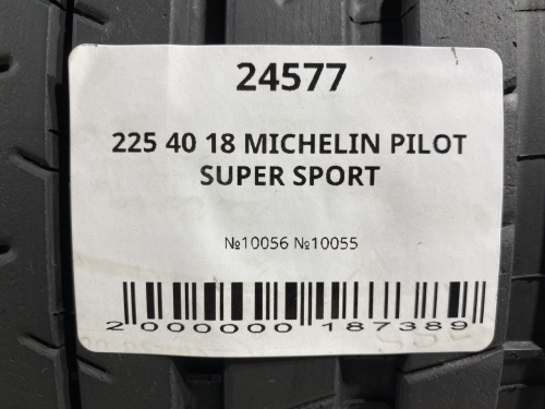 225 40 18 MICHELIN PILOT SUPER SPORT