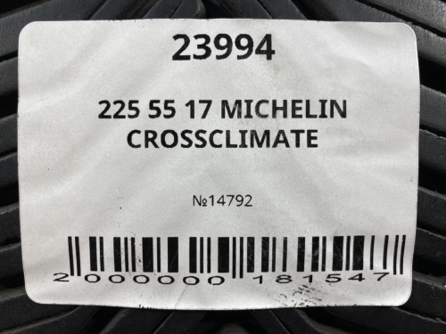 225 55 17 MICHELIN CROSSCLIMATE