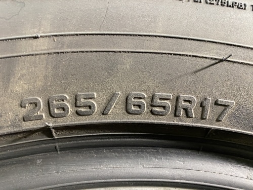 265 65 17 DUNLOP GRANDTREK PT3