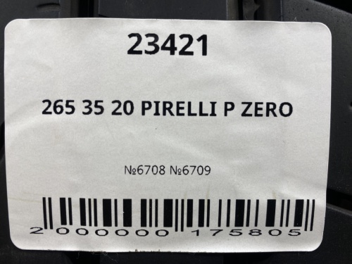 265 35 20 PIRELLI P ZERO