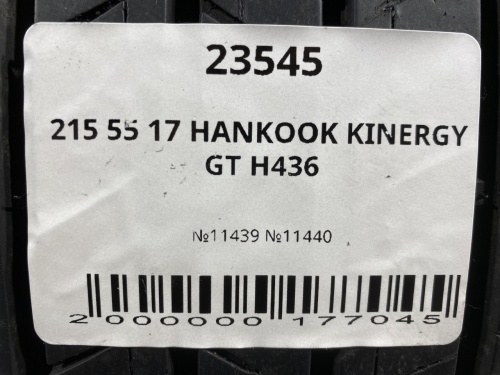 215 55 17 HANKOOK KINERGY GT H436