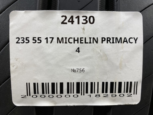 235 55 17 MICHELIN PRIMACY 4