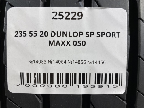 235 55 20 DUNLOP SP SPORT MAXX 050
