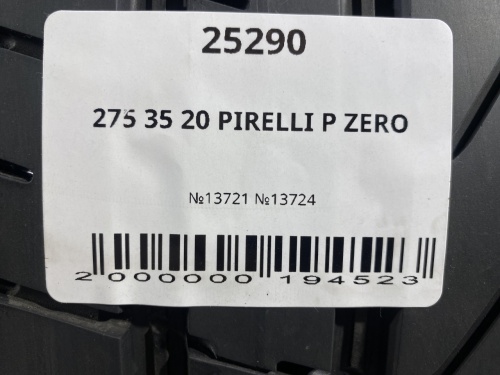 275 35 20 PIRELLI P ZERO
