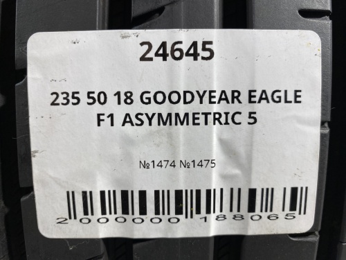 235 50 18 GOODYEAR EAGLE F1 ASYMMETRIC 5