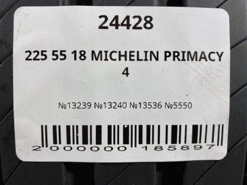 225 55 18 MICHELIN PRIMACY 4