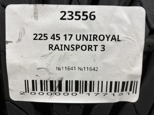 225 45 17 UNIROYAL RAINSPORT 3
