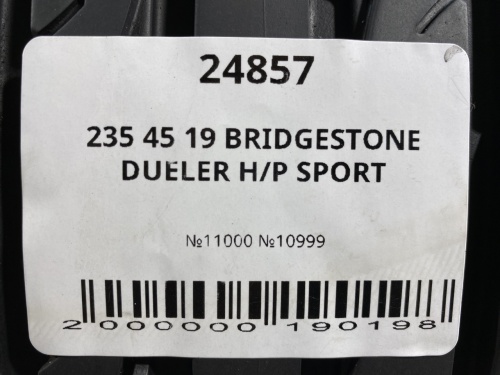 235 45 19 BRIDGESTONE DUELER H/P SPORT