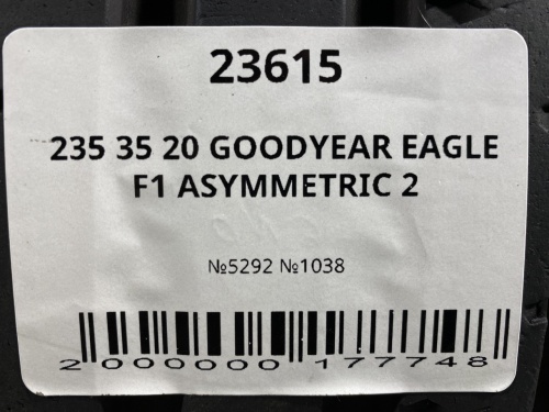 235 35 20 GOODYEAR EAGLE F1 ASYMMETRIC 2