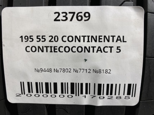 195 55 20 CONTINENTAL CONTIECOCONTACT 5
