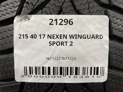 215 40 17 NEXEN WINGUARD SPORT 2