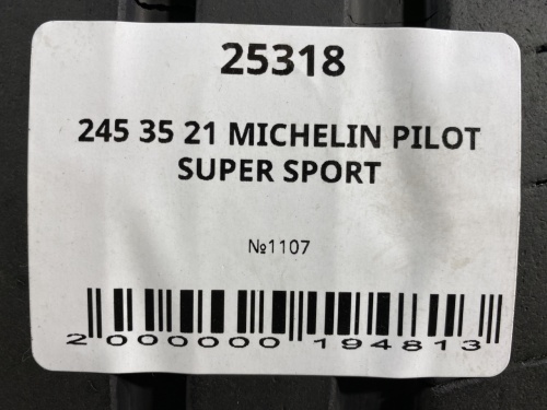 245 35 21 MICHELIN PILOT SUPER SPORT