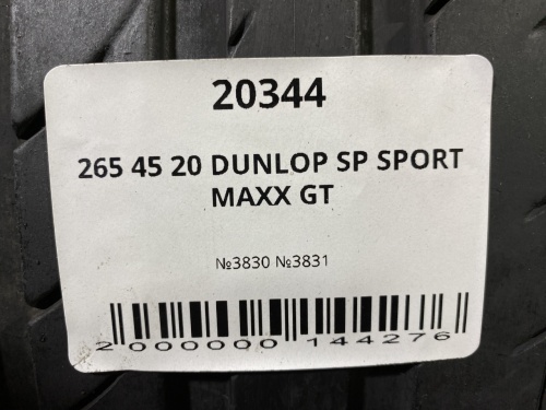 265 45 20 DUNLOP SP SPORT MAXX GT
