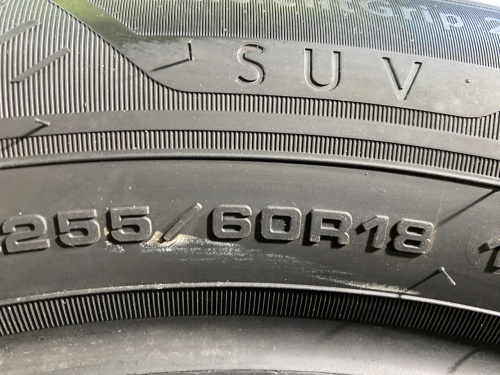 255 60 18 GOODYEAR EFFICIENTGRIP 2 SUV