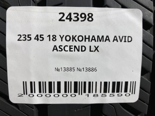 235 45 18 YOKOHAMA AVID ASCEND LX
