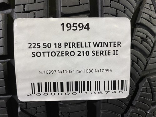 225 50 18 PIRELLI WINTER SOTTOZERO 210 SERIE II