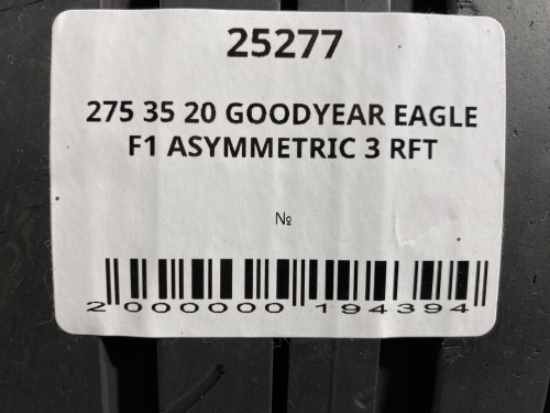 275 35 20 GOODYEAR EAGLE F1 ASYMMETRIC 2 RFT