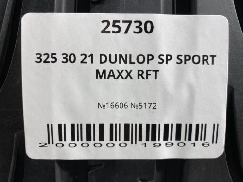 325 30 21 DUNLOP SP SPORT MAXX RFT