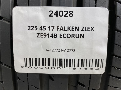 225 45 17 FALKEN ZIEX ZE914B ECORUN