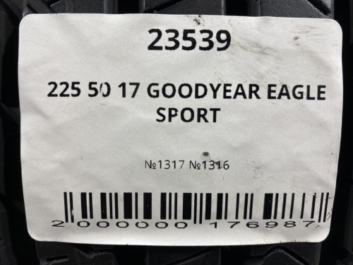 225 50 17 GOODYEAR EAGLE SPORT
