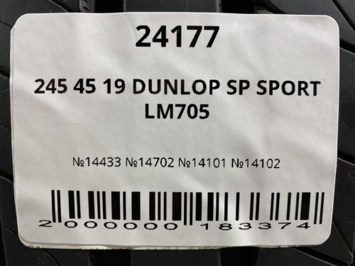 245 45 19 DUNLOP SP SPORT LM705
