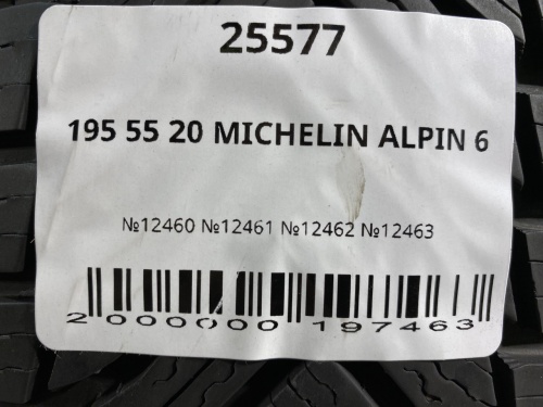 195 55 20 MICHELIN ALPIN 6
