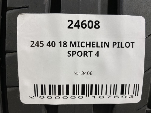 245 40 18 MICHELIN PILOT SPORT 4
