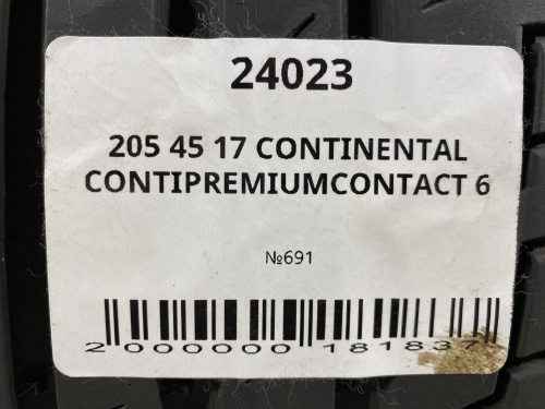 205 45 17 CONTINENTAL CONTIPREMIUMCONTACT 6