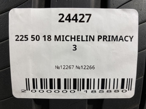 225 50 18 MICHELIN PRIMACY 3