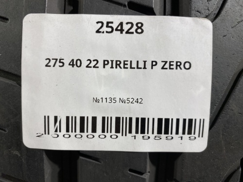 275 40 22 PIRELLI P ZERO