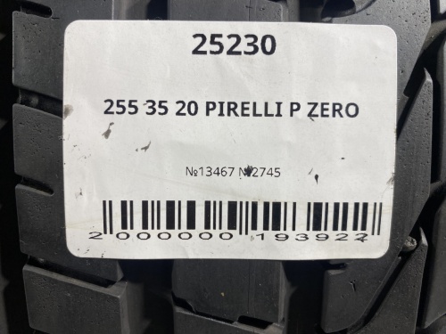 255 35 20 PIRELLI P ZERO