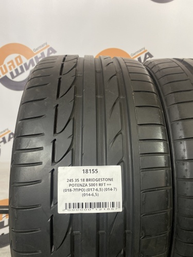 245 35 18 BRIDGESTONE POTENZA S001 RFT
