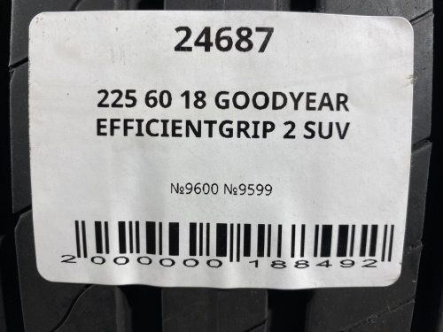 225 60 18 GOODYEAR EFFICIENTGRIP 2 SUV