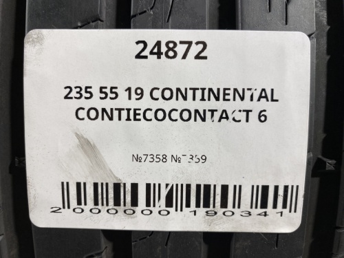 235 55 19 CONTINENTAL CONTIECOCONTACT 6