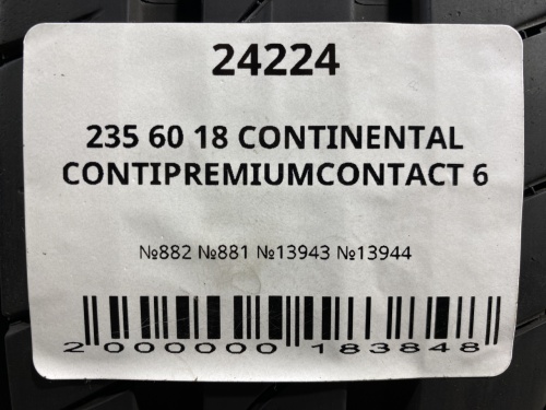 235 60 18 CONTINENTAL CONTIPREMIUMCONTACT 6