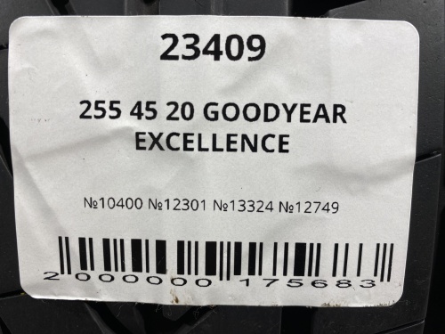 255 45 20 GOODYEAR EXCELLENCE