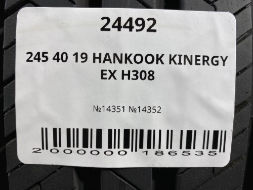 245 40 19 HANKOOK KINERGY EX H308