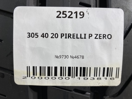 305 40 20 PIRELLI P ZERO