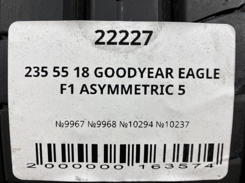 235 55 18 GOODYEAR EAGLE F1 ASYMMETRIC 5