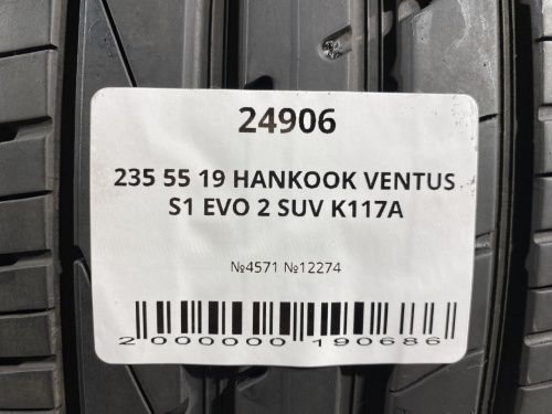 235 55 19 HANKOOK VENTUS S1 EVO 2 SUV K117A